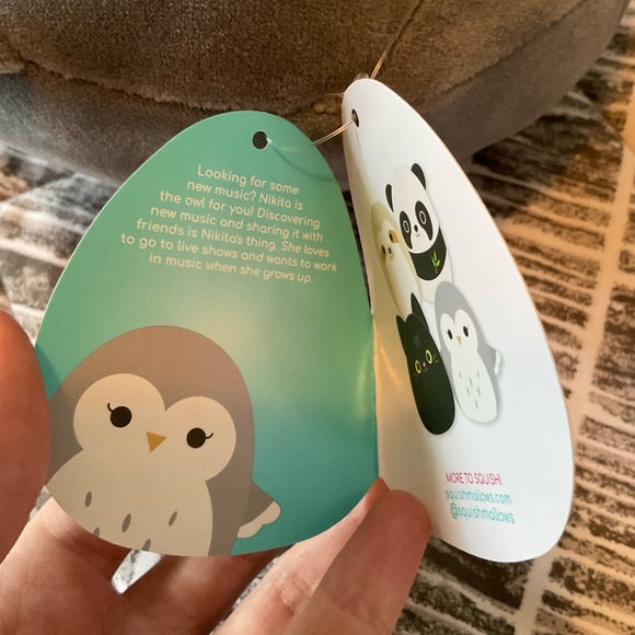 Squishmallow 8” Nikita the Owl - Picture 4 of 5